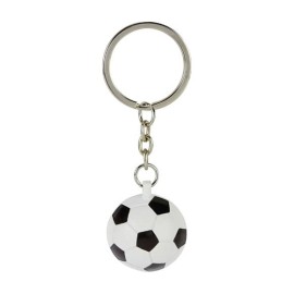 Llavero metálico en forma de balon de futbol